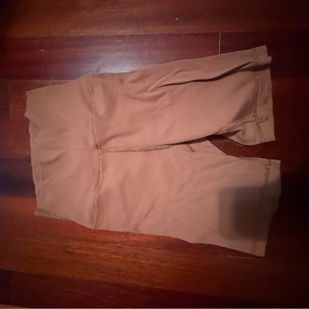 Aerie Tan Bike Shorts